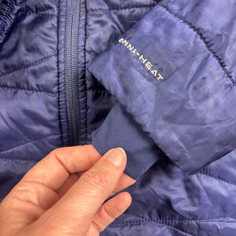 COLUMBIA Women’s Purple Omni-Heat Puffer Winter Jacket Coat Size: XL - Picture 3 of 8